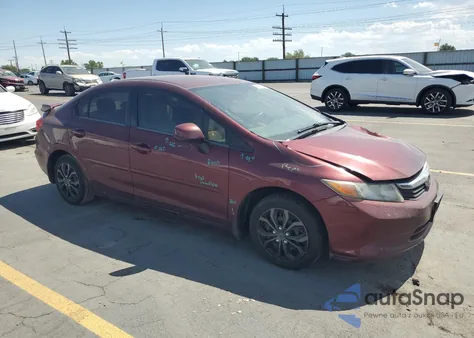 2012 Honda Civic Lx from USA, damaged, VIN 2HGFB2F50CH571900